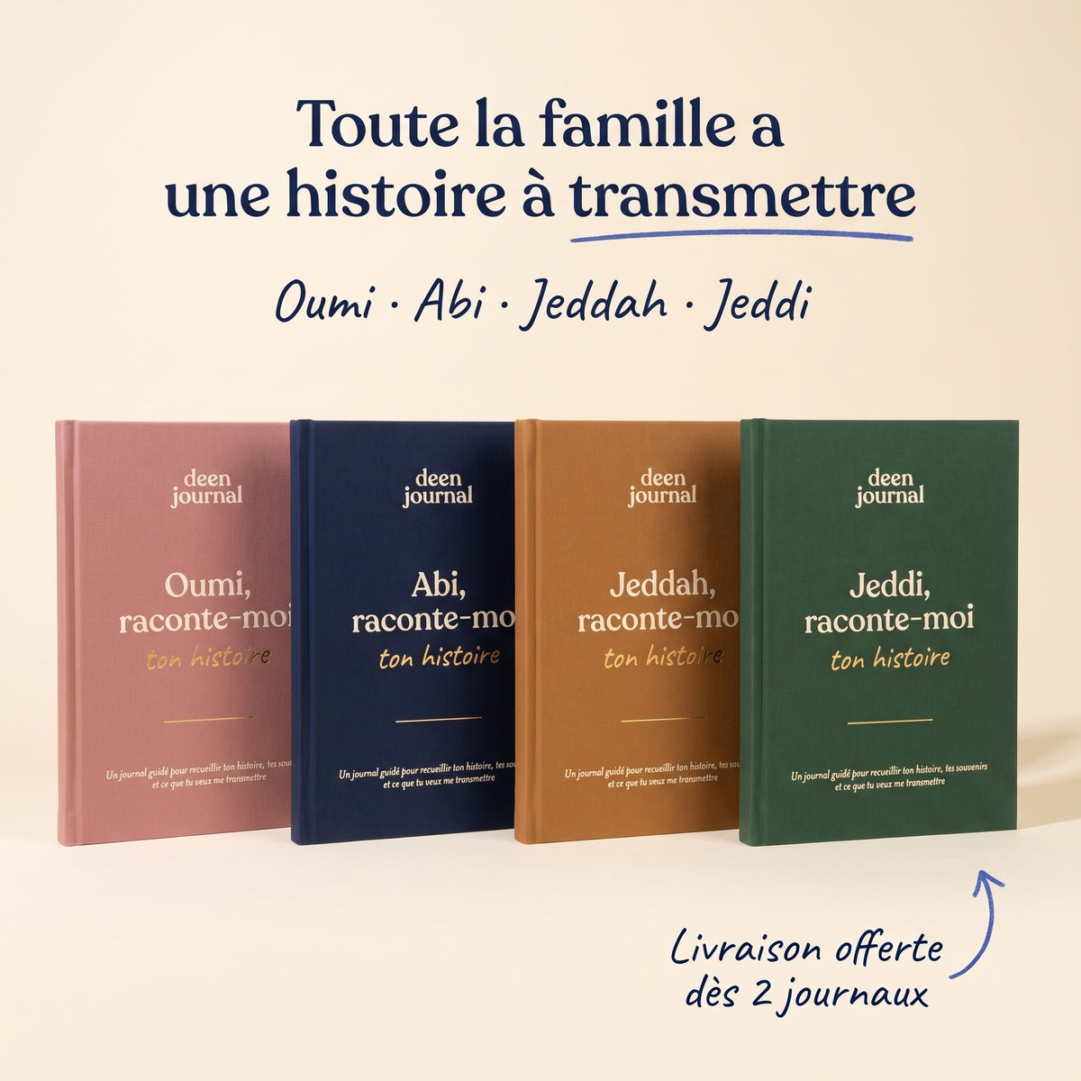 Toute la famille a une histoire a transmettre : Oumi, Abi, Jeddah et Jeddi