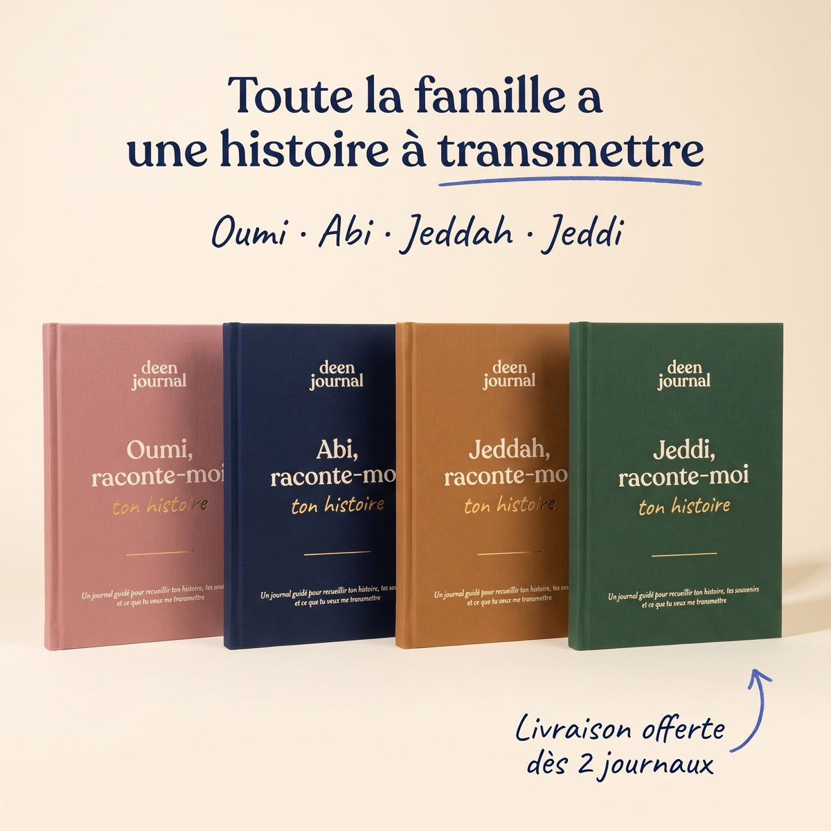 Toute la famille a une histoire a transmettre : Oumi, Abi, Jeddah et Jeddi