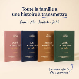 Toute la famille a une histoire a transmettre : Oumi, Abi, Jeddah et Jeddi