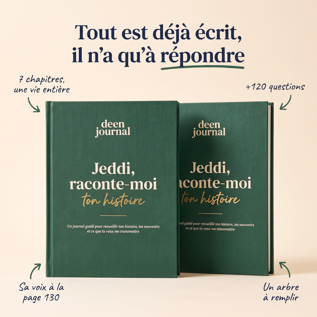 Journal Jeddi, 7 chapitres et plus de 120 questions, un arbre a remplir