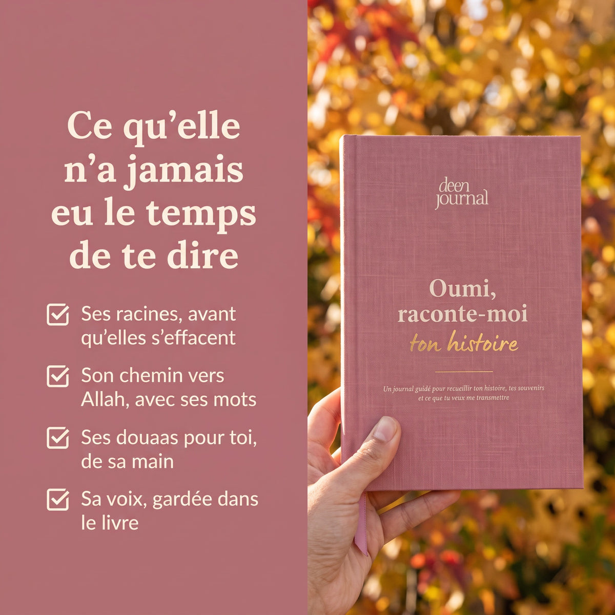 Ce qu elle n a jamais eu le temps de te dire : les benefices du journal Oumi