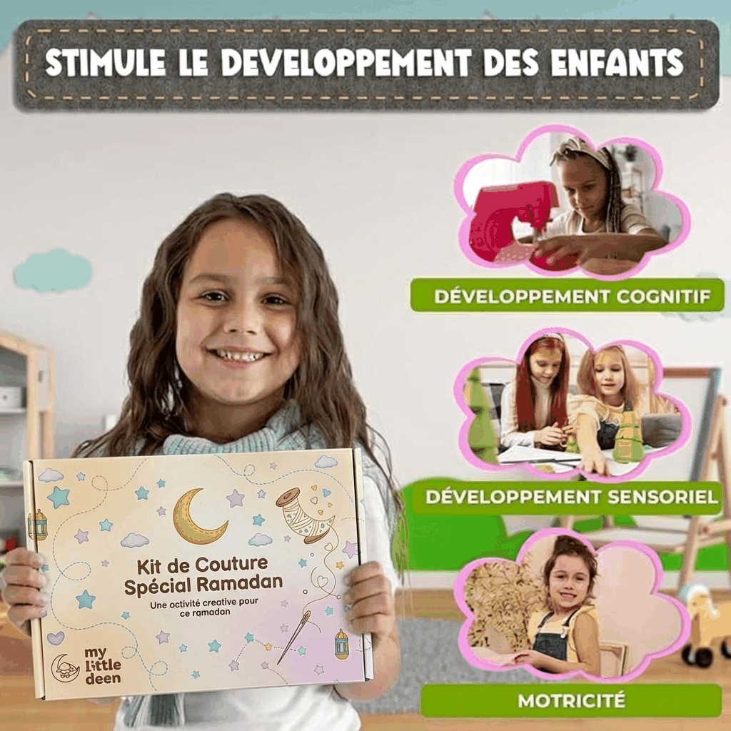Kit de couture Ramadan, une activité manuelle à partager parent enfant