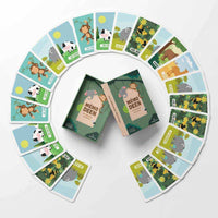 Cartes du Jeu Mémo Deen avec animaux du Coran et illustrations colorées pour développer la mémoire des enfants