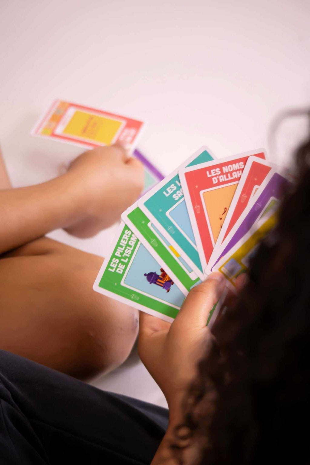 Jeu pour musulman éducatif des 7 familles pour enfants avec apprentissage de l'islam et valeurs familiales